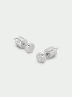Load image into Gallery viewer, Beach Stud Earrings Silver
