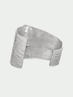 Load image into Gallery viewer, Fold Large Bangle Silver
