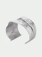 Load image into Gallery viewer, Fold Large Bangle Silver
