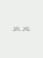 Load image into Gallery viewer, Fade Silver Earrings
