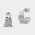 Load image into Gallery viewer, Fold Earring Silver
