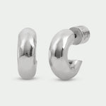 Load image into Gallery viewer, Earth Earrings Small Silver
