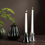 Load image into Gallery viewer, Glass Tree Candle Holder Green
