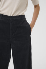 Load image into Gallery viewer, Part Two Clarisse Navy Cord Trousers
