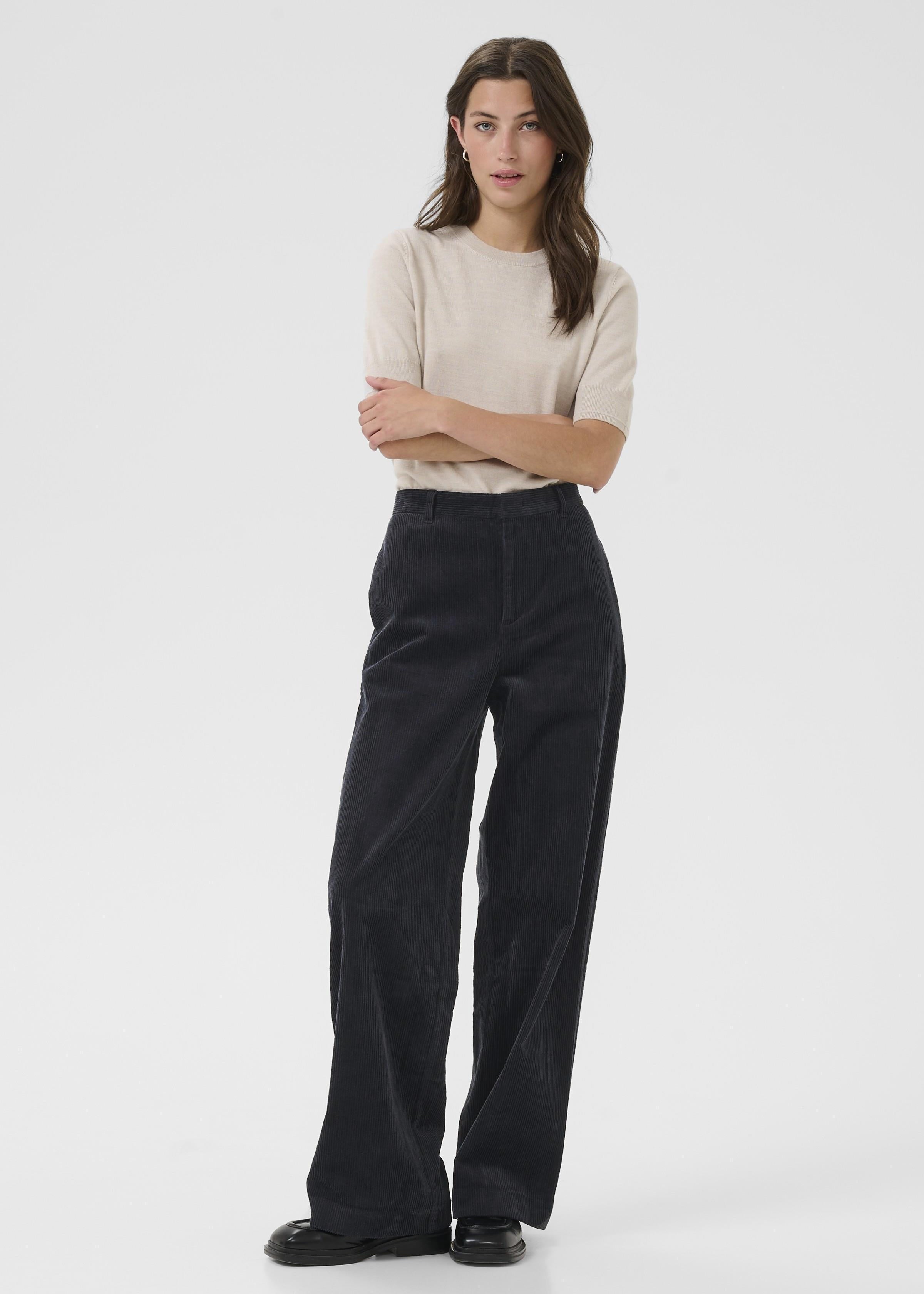 Part Two Clarisse Navy Cord Trousers