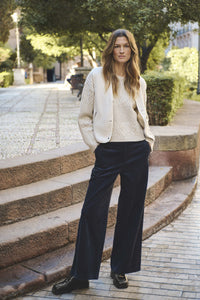 Part Two Clarisse Navy Cord Trousers