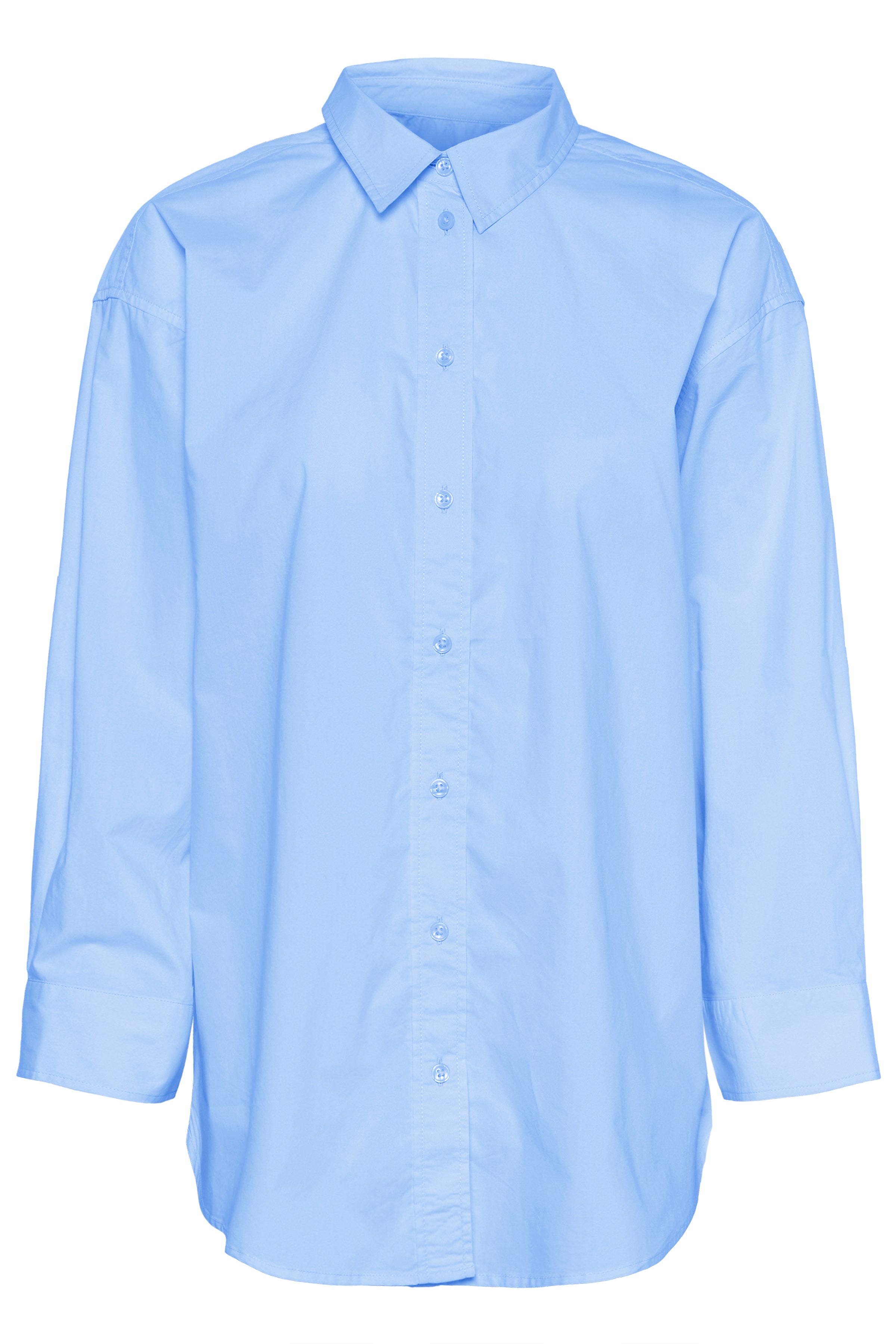 Part Two Savanna Cotton Shirt Sky Blue