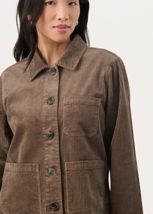Part Two Lone Cord Jacket Falcon Brown