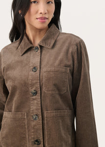 Part Two Lone Cord Jacket Falcon Brown