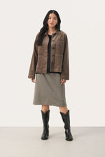Load image into Gallery viewer, Part Two Lone Cord Jacket Falcon Brown

