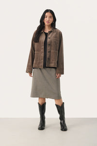 Part Two Lone Cord Jacket Falcon Brown