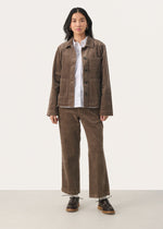 Load image into Gallery viewer, Part Two Lone Cord Jacket Falcon Brown
