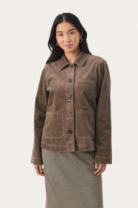 Part Two Lone Cord Jacket Falcon Brown