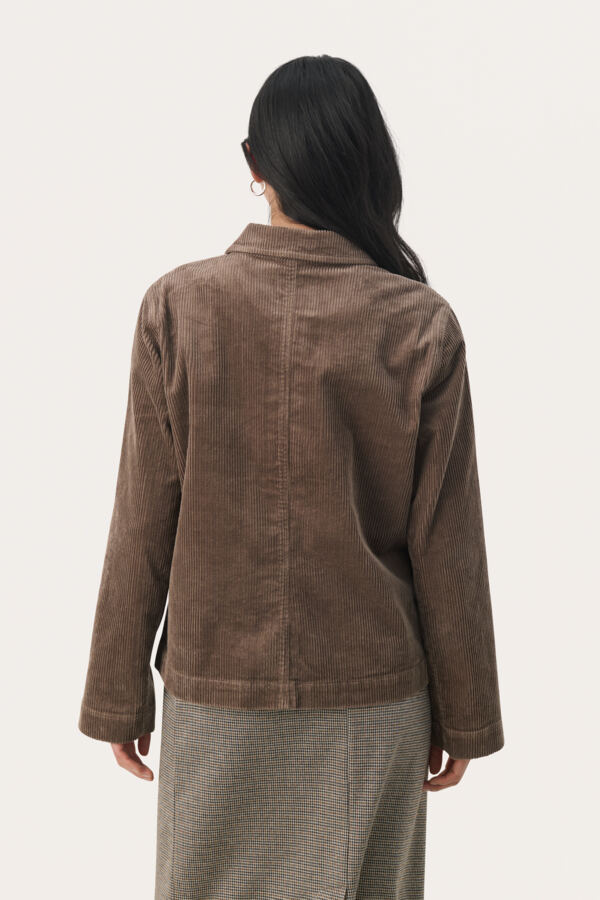 Part Two Lone Cord Jacket Falcon Brown