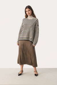 Part Two Lovelie Wrap Skirt Bronze