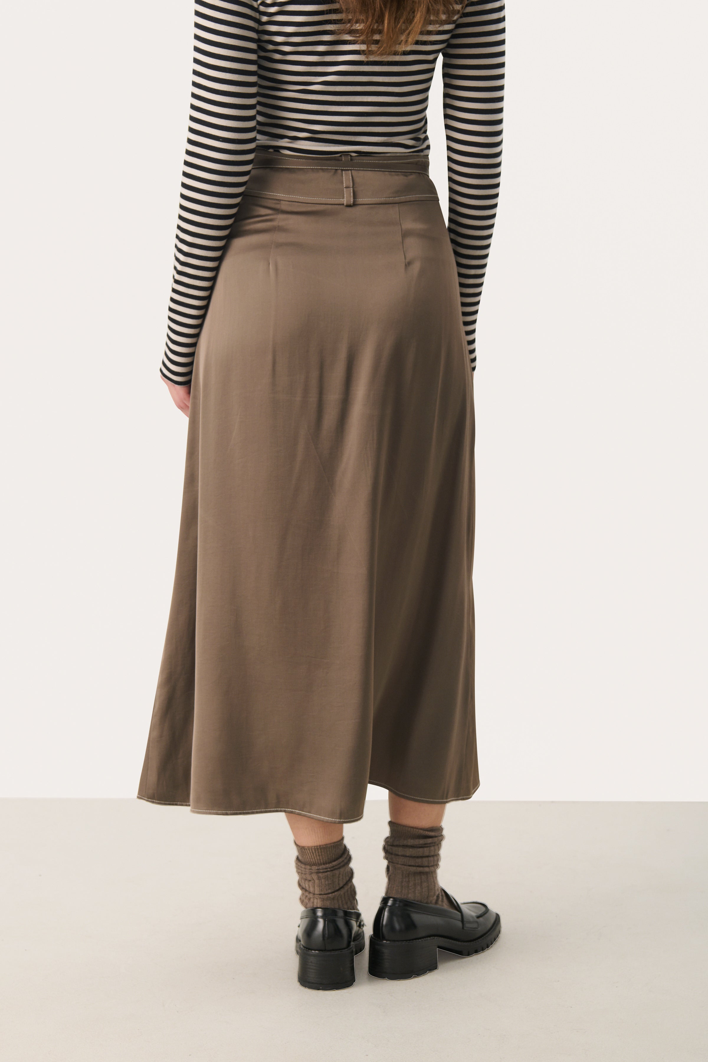 Part Two Lovelie Wrap Skirt Bronze