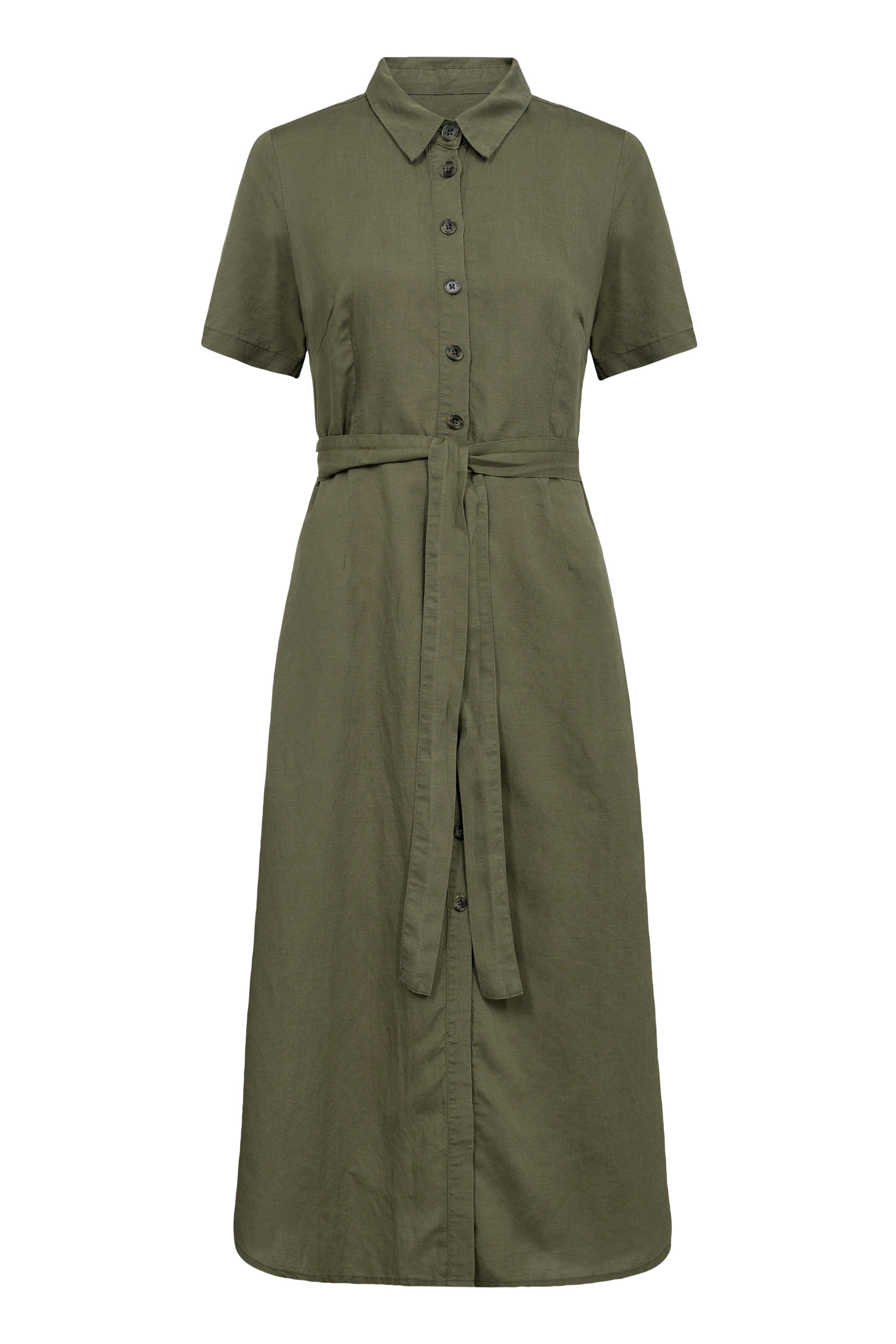 Part Two Eflin Dress Khaki Green