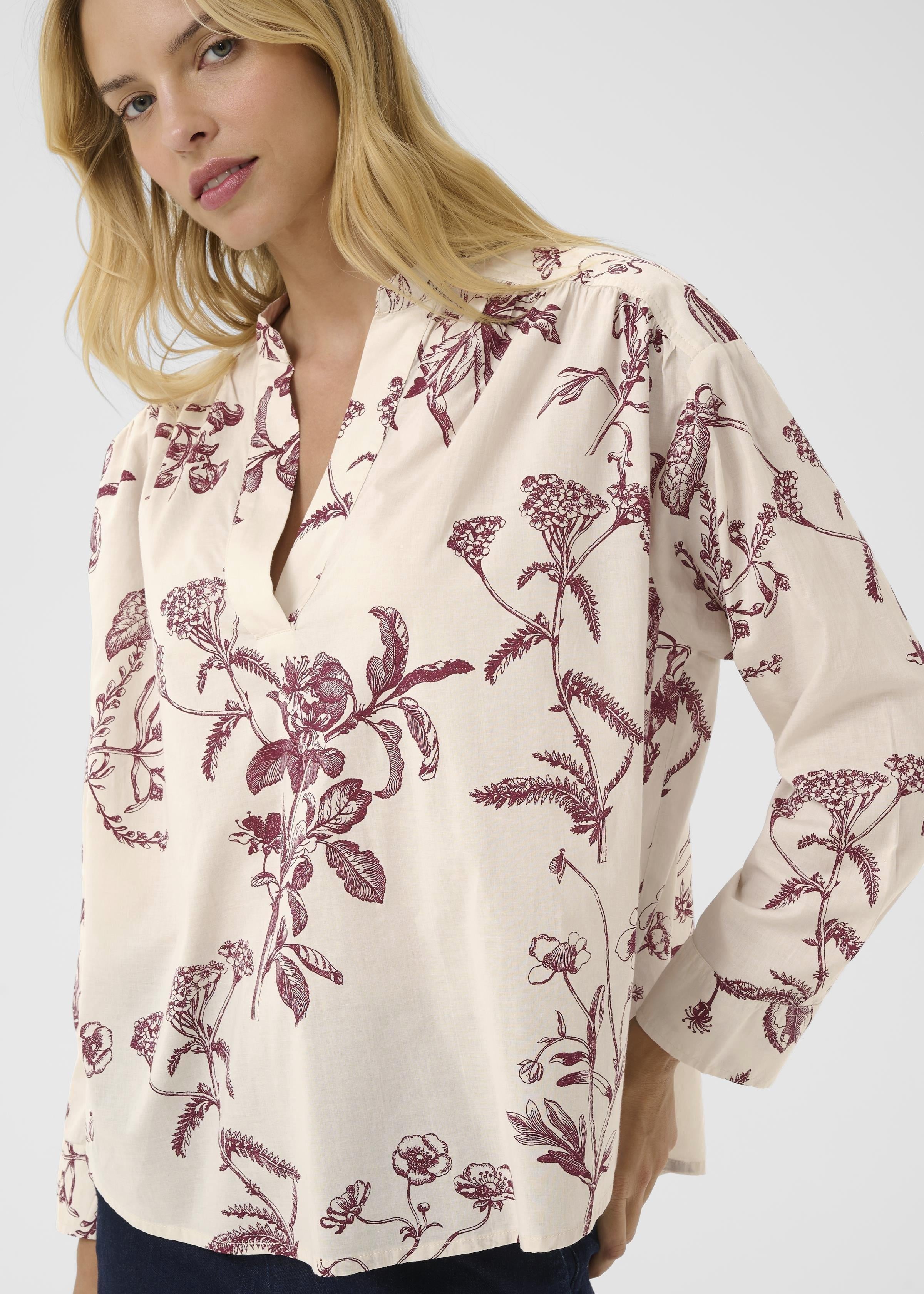 Part Two Natale Blouse Cotton Print