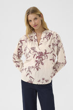 Load image into Gallery viewer, Part Two Natale Blouse Cotton Print
