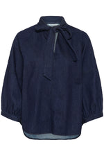 Load image into Gallery viewer, Part Two Sassi Blouse Denim
