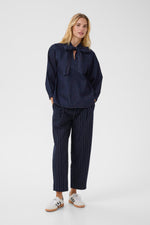 Load image into Gallery viewer, Part Two Sassi Blouse Denim
