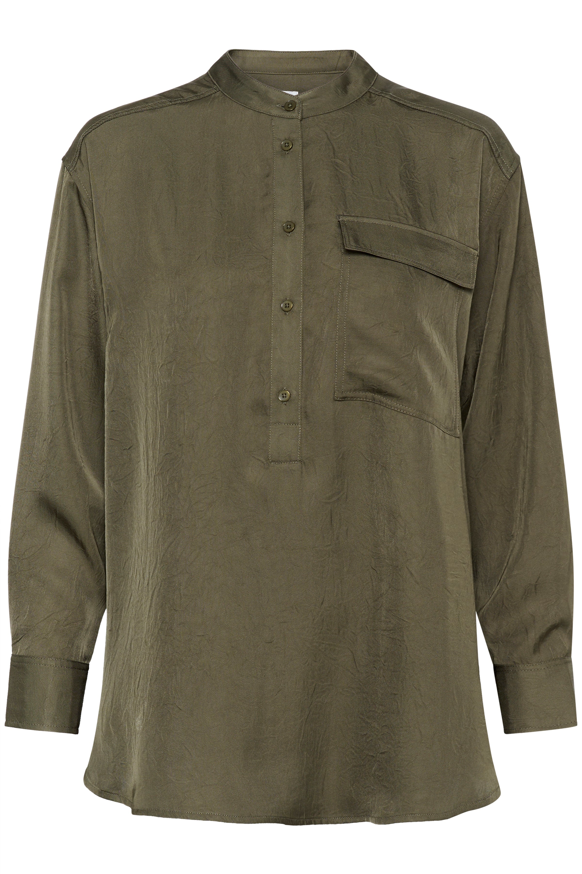 Part Two Shanta Blouse Shirt Olive Green