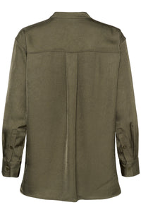 Part Two Shanta Blouse Shirt Olive Green