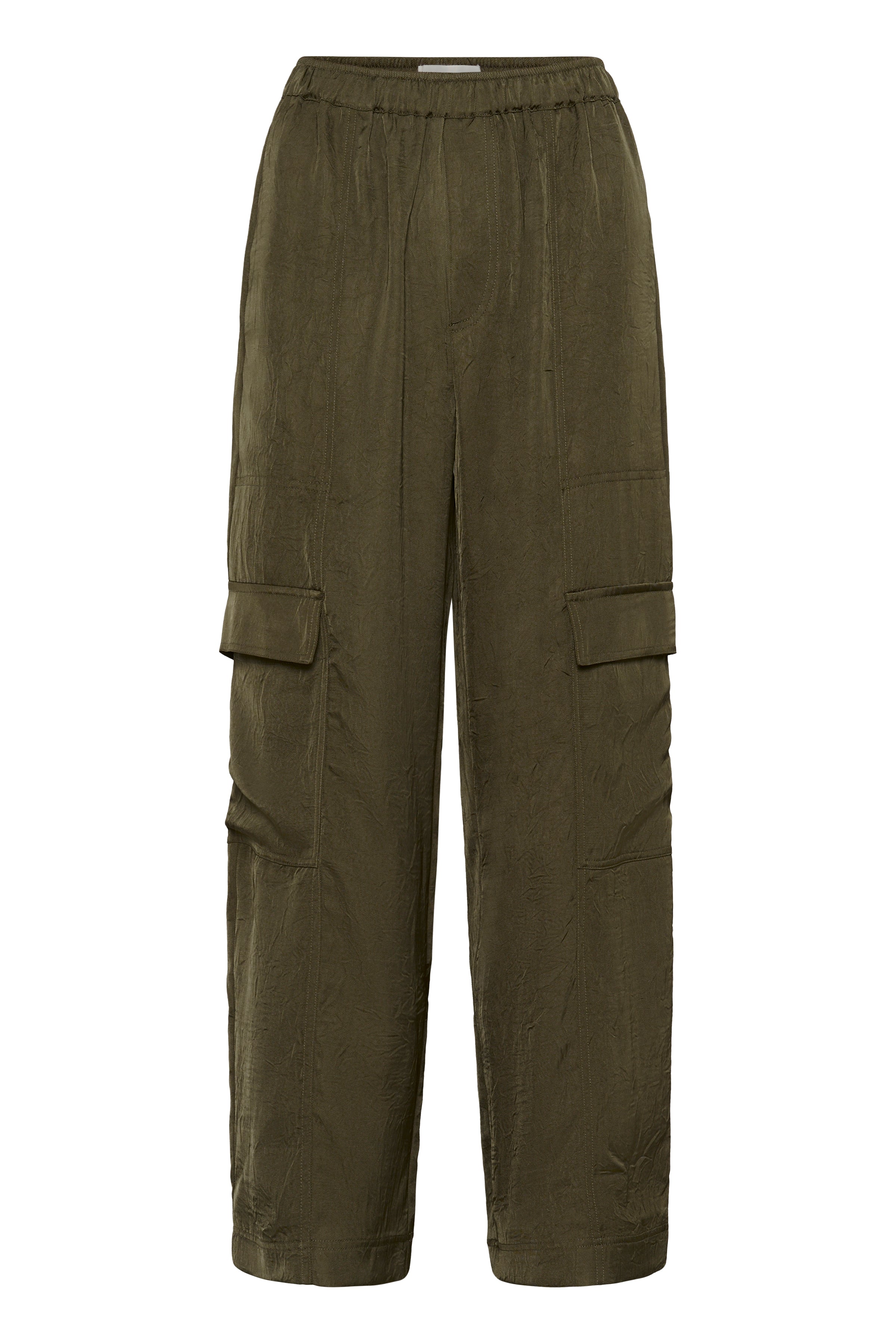Part Two Sharina Tarmac Green Trousers