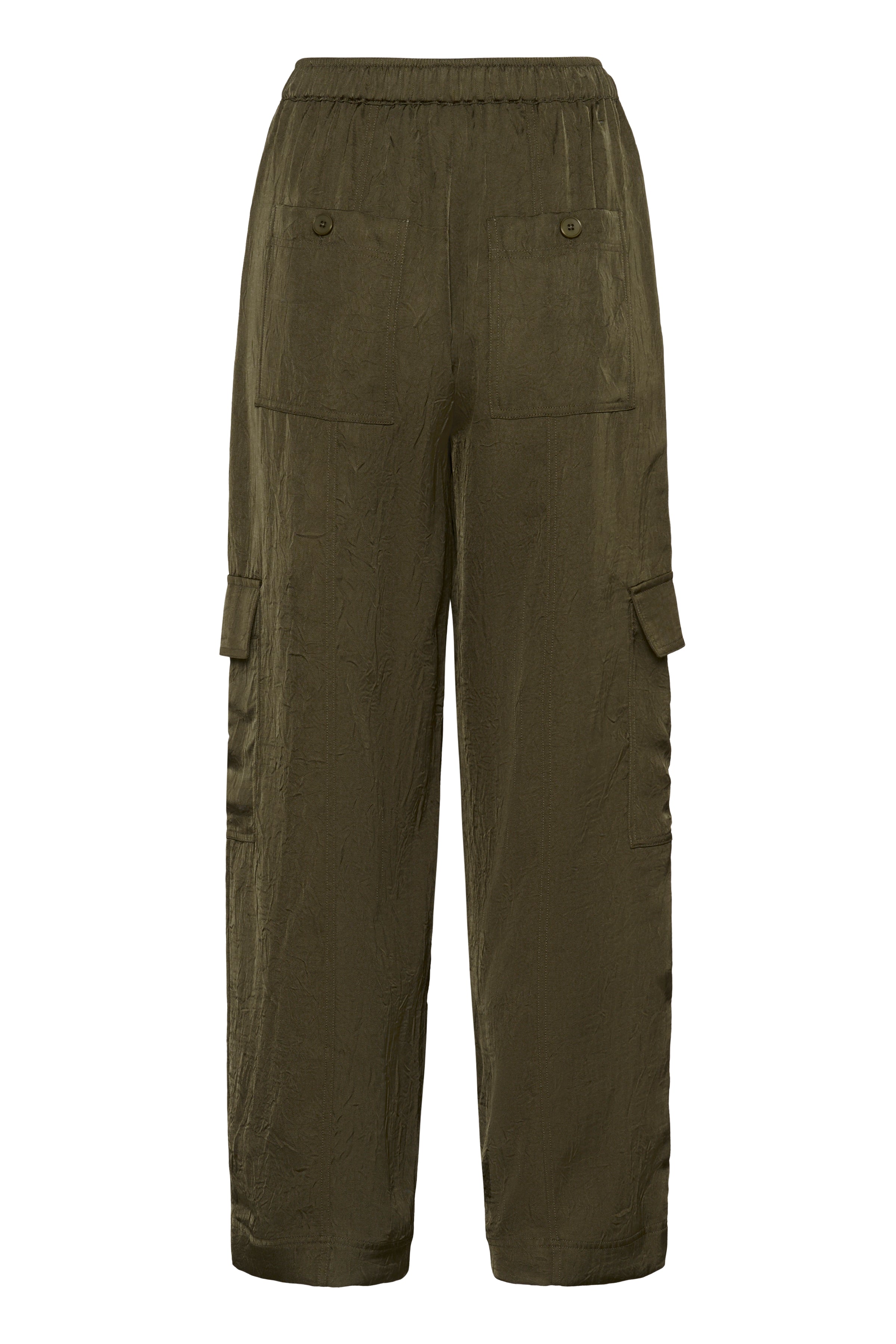 Part Two Sharina Tarmac Green Trousers