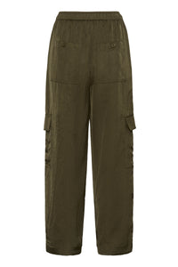 Part Two Sharina Tarmac Green Trousers