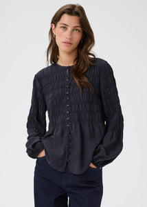 Part Two Siffe Navy Blouse