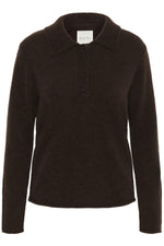 Load image into Gallery viewer, Part Two Silya Chocolate Brown Jumper
