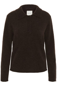 Part Two Silya Chocolate Brown Jumper