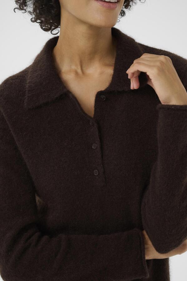 Part Two Silya Chocolate Brown Jumper