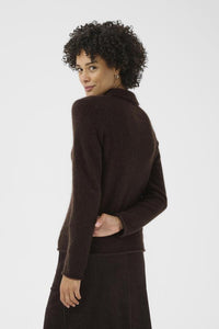 Part Two Silya Chocolate Brown Jumper
