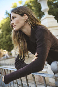 Part Two Silya Chocolate Brown Jumper