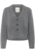 Load image into Gallery viewer, Part Two Sveva Cardigan Grey
