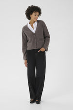 Load image into Gallery viewer, Part Two Sveva Cardigan Soft Brown
