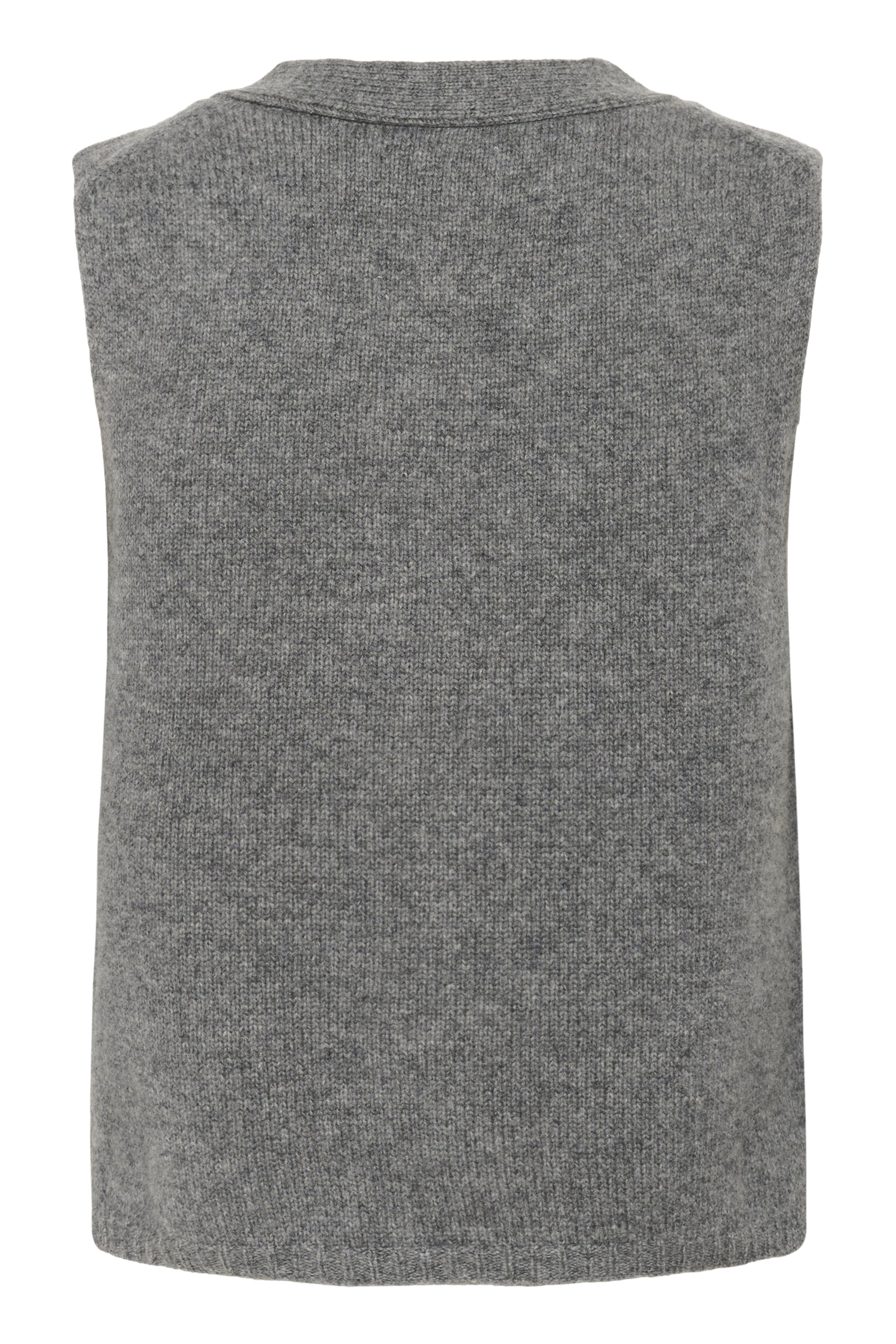 Part Two Sylva Waistcoat Knitted Vest Grey