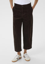Load image into Gallery viewer, Part Two Netta Cord Trousers Chocolate Brown
