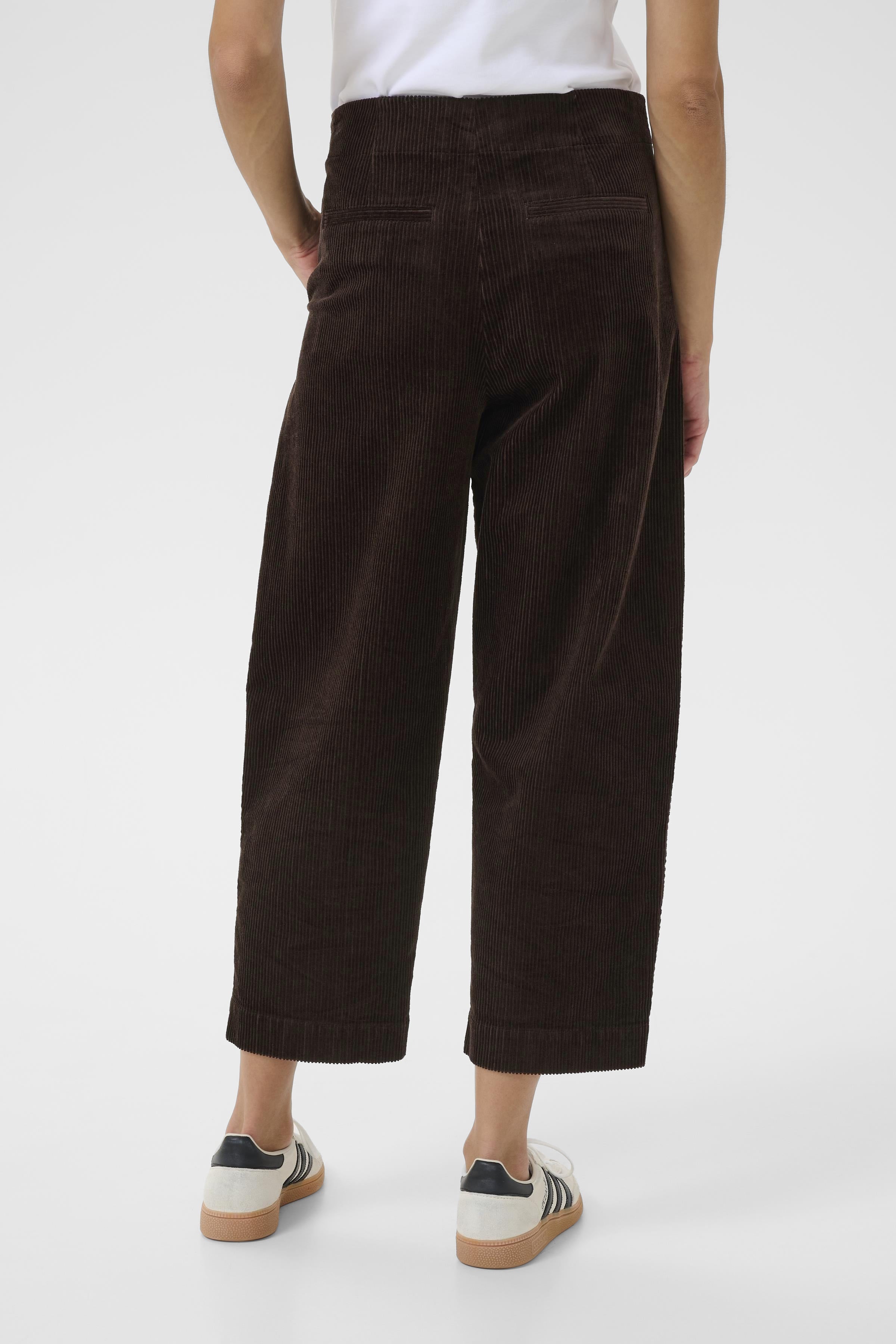 Part Two Netta Cord Trousers Chocolate Brown