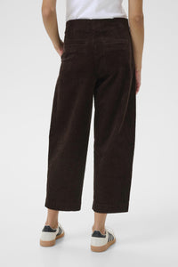 Part Two Netta Cord Trousers Chocolate Brown
