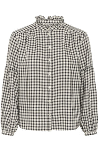 Part Two Samilla Black and White Blouse