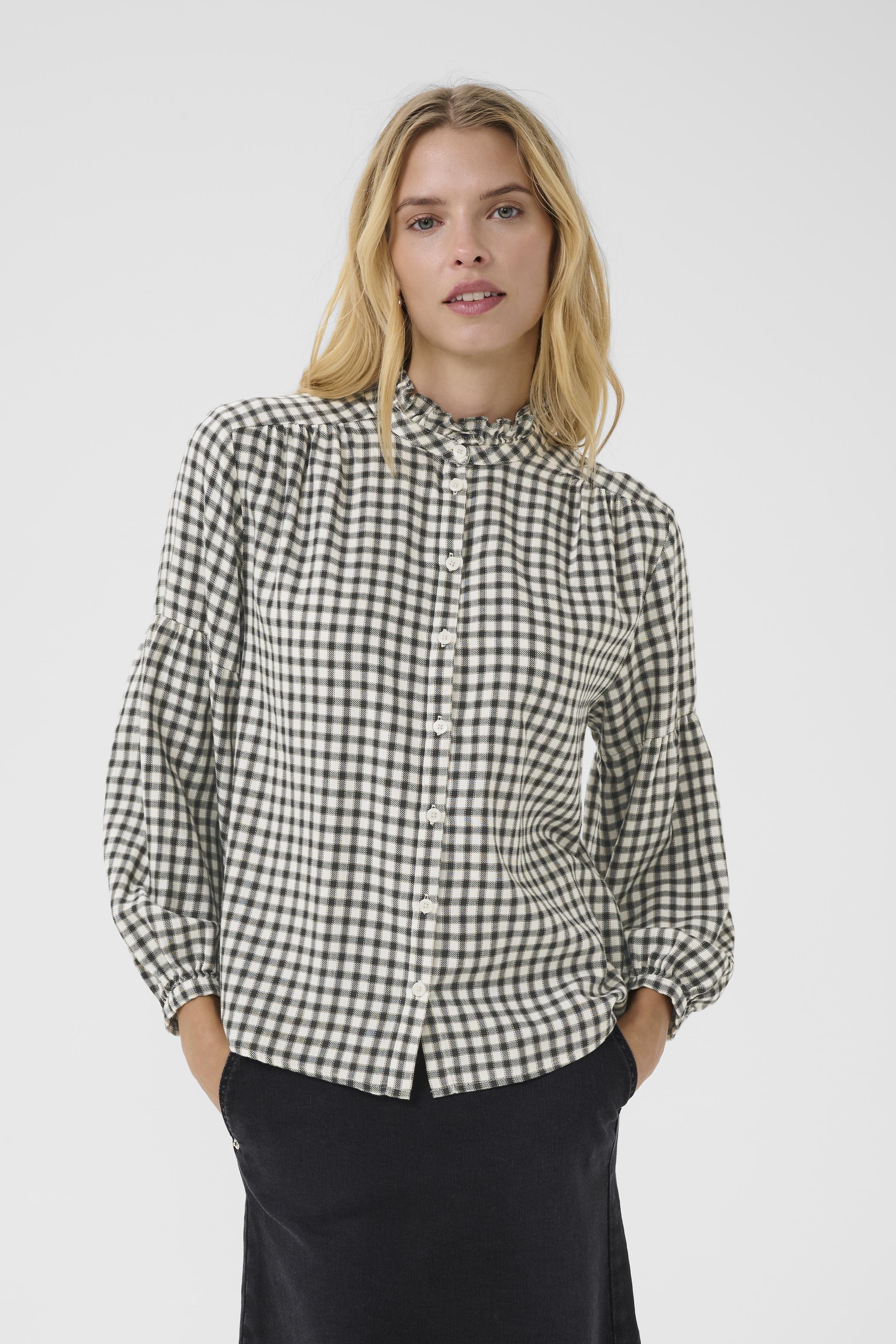 Part Two Samilla Black and White Blouse