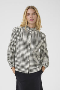 Part Two Samilla Black and White Blouse