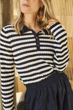 Load image into Gallery viewer, Part Two Striped Zaria Top
