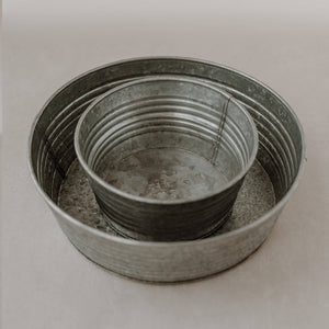 Metal bowl round 20cm