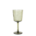 Load image into Gallery viewer, Methacrylate Green Ice Effect Wine Glass
