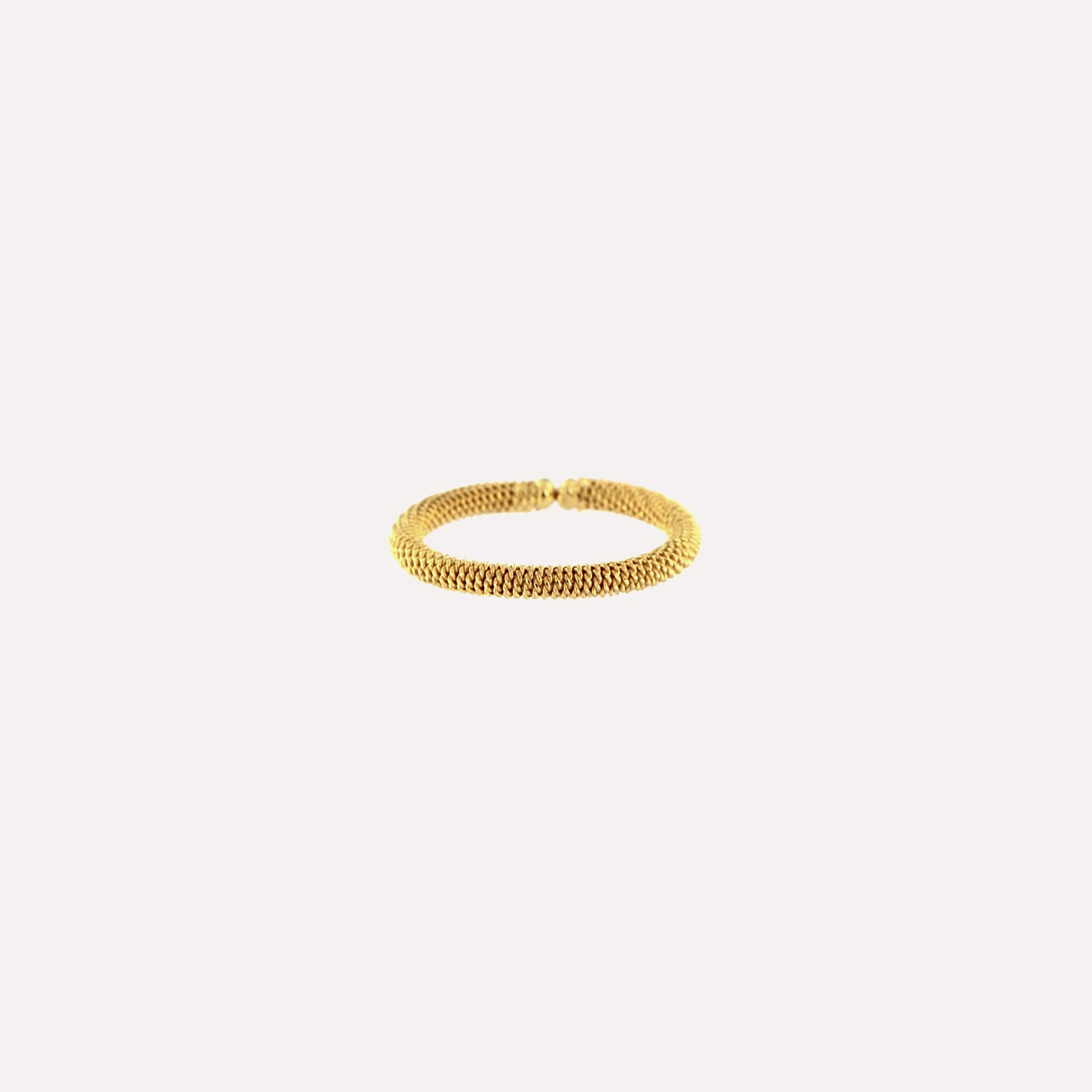 Mesh Twist Ring Gold