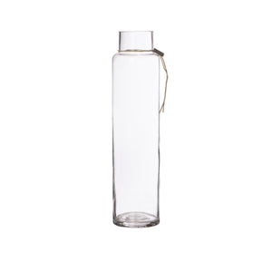 Large Glass Vase Tall Conical